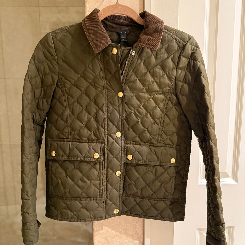 JCREW quilted jacket